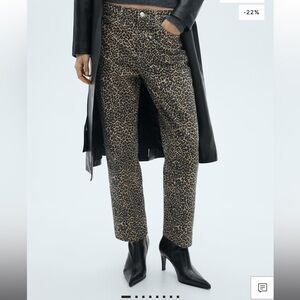Leopard Print Jeans